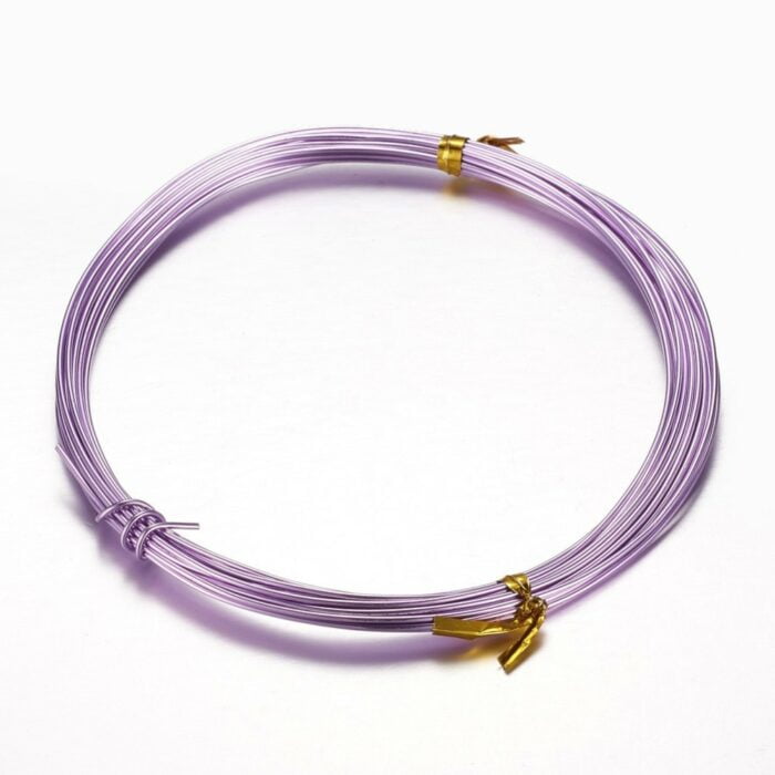 Dark Purple Aluminium Beading Wire