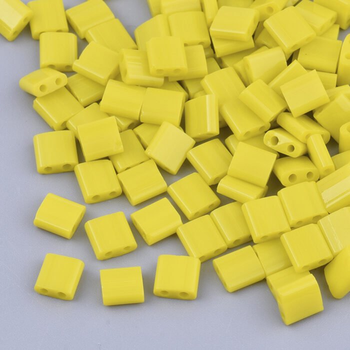 Yellow Tila Seed Beads