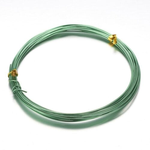 Green Aluminium Beading Wire