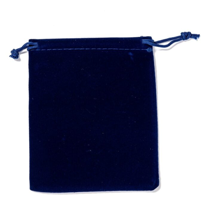 Dark Blue Velvet Gift Bag