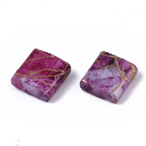 Purple Square Seed Beads