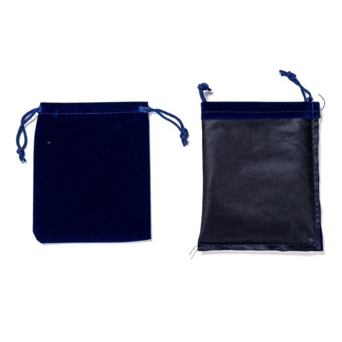 1 Velvet Gift Bag Pouche - 120mmx100mm - Image 3