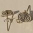 Swirl Sterling Silver Ear Stud