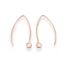 Rose Gold Stainless Steel Earrings Hooks