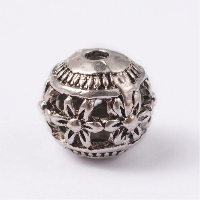 Tibetan Style Hollow Metal Bead