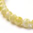 Round Yellow Lampwork Beads