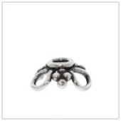 Simple Sterling Silver Bead Cap
