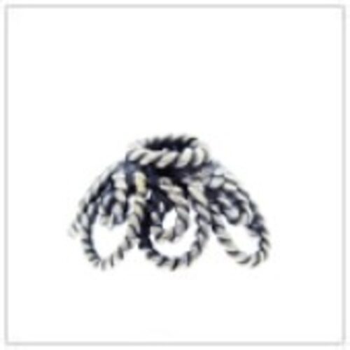 Floral Sterling Silver Bead Cap