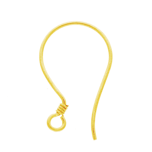 Gold Plated Sterling Silver Earring Hook