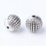 Tibetan Style Alloy Silver Metal Bead