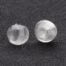 Plain Silver Foil Round Beads