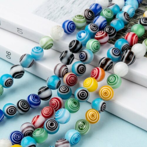 Handmade Millefiori Glass Beads