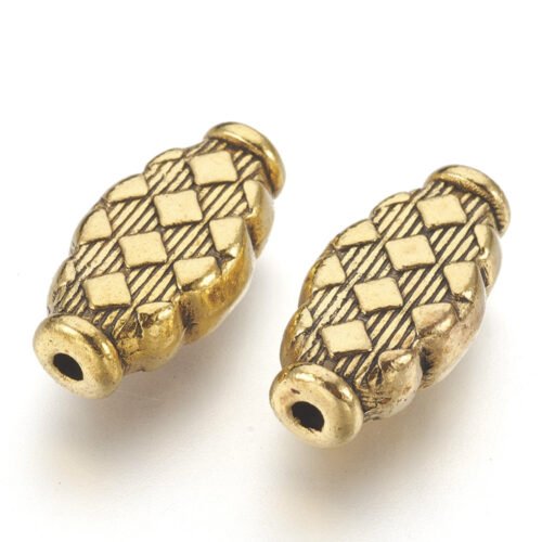 Tibetan Style Golden Metal Beads