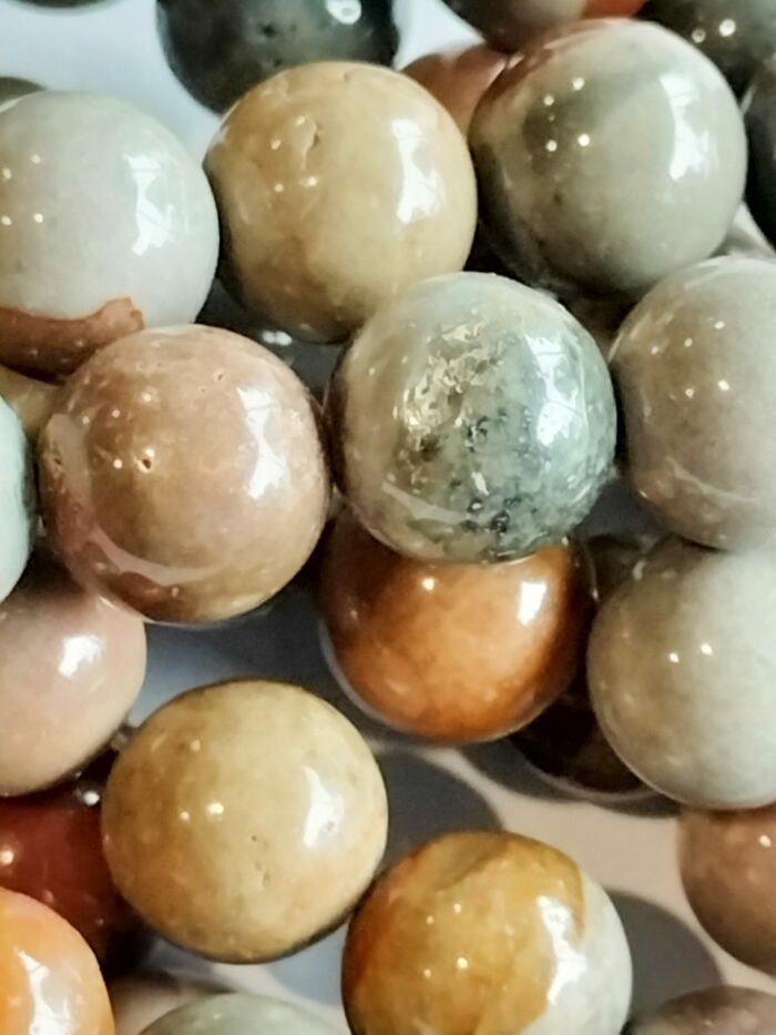 Natural Ocean Jasper Gemstone Beads