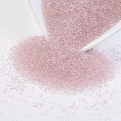 Pink Nail Art Glitter Beads