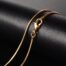 Complete Gold Flat Snake Chain
