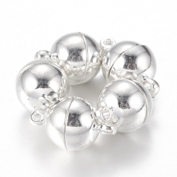 Silver Magnetic Clasps