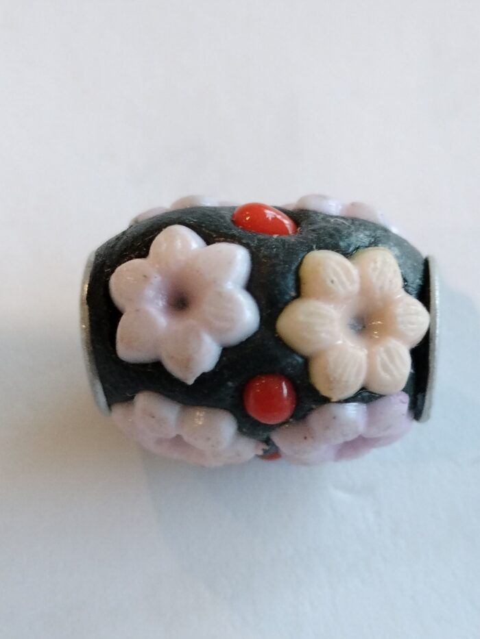 Multicolour Floral Dot Kashmiri Bead