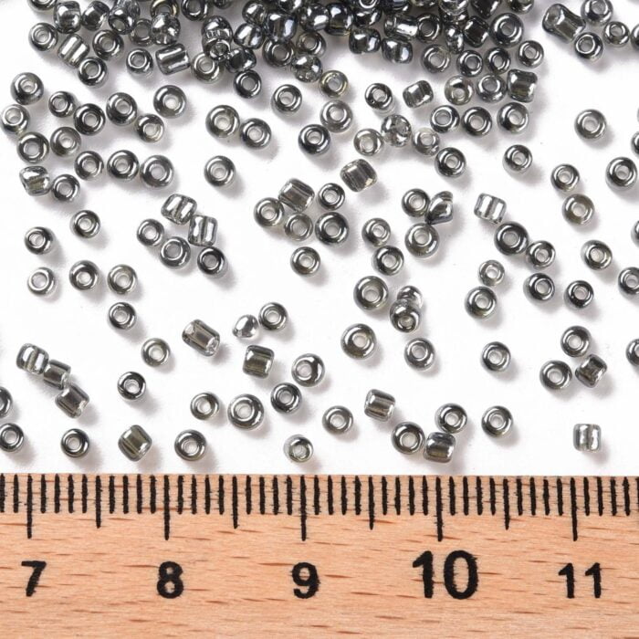 Lustre Gray Seed Beads