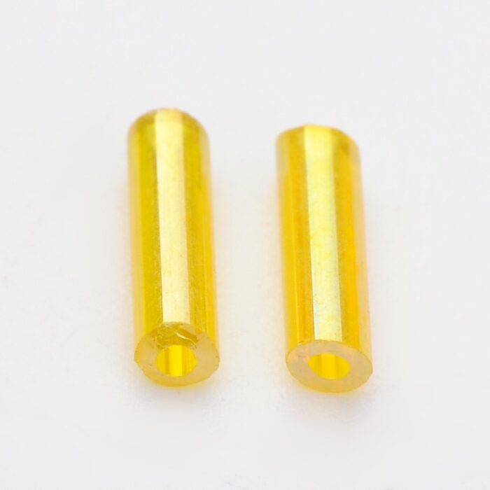 Yellow Bugle Seed Beads