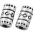 Tube Tibetan Silver Metal Beads