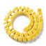 Yellow Porcelain Cube Beads