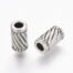 Cylinder Tibetan Silver Metal Beads