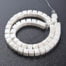 White Porcelain Cube Beads