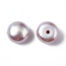 High Quality Purple Half Drilled Pearls