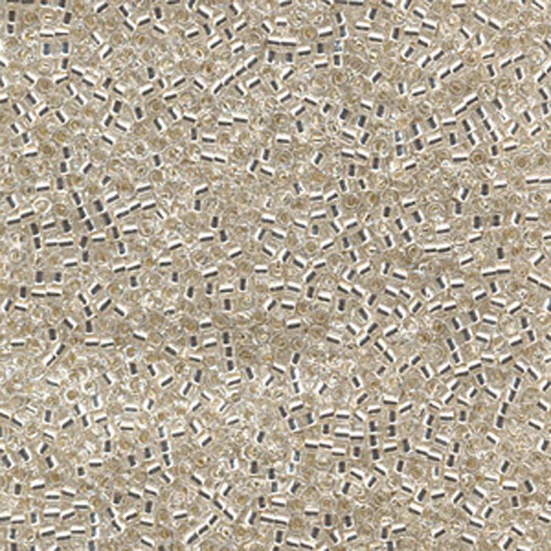 Silver Lined Crystal Delica Seed Beads