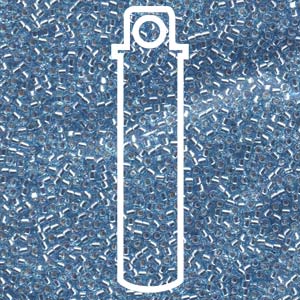 Miyuki Silver Lined Aqua Delica Seed Beads