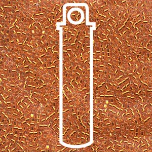 Miyuki Silver Lined Orange Delica Seed Beads