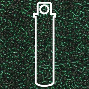 Miyuki Delica Smoky Green Seed Beads