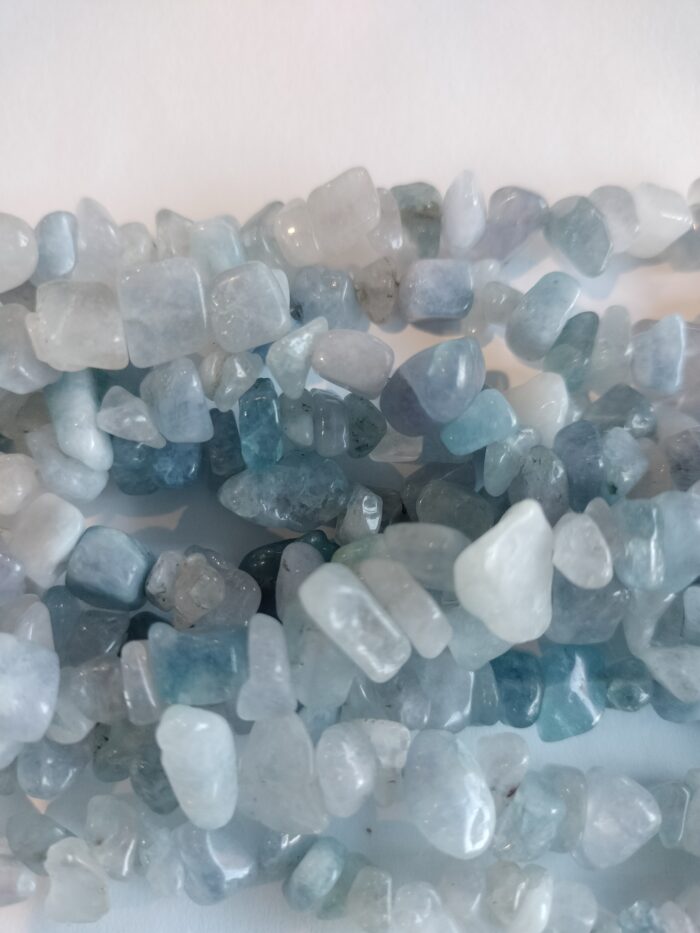 Aquamarine Chip Stones Strand
