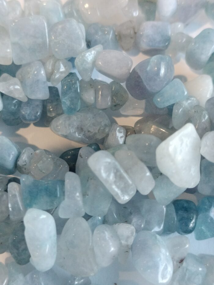 Aquamarine Chip Stones Strand