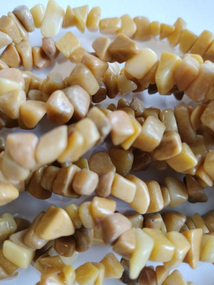 Yellow Jade Chip Stones