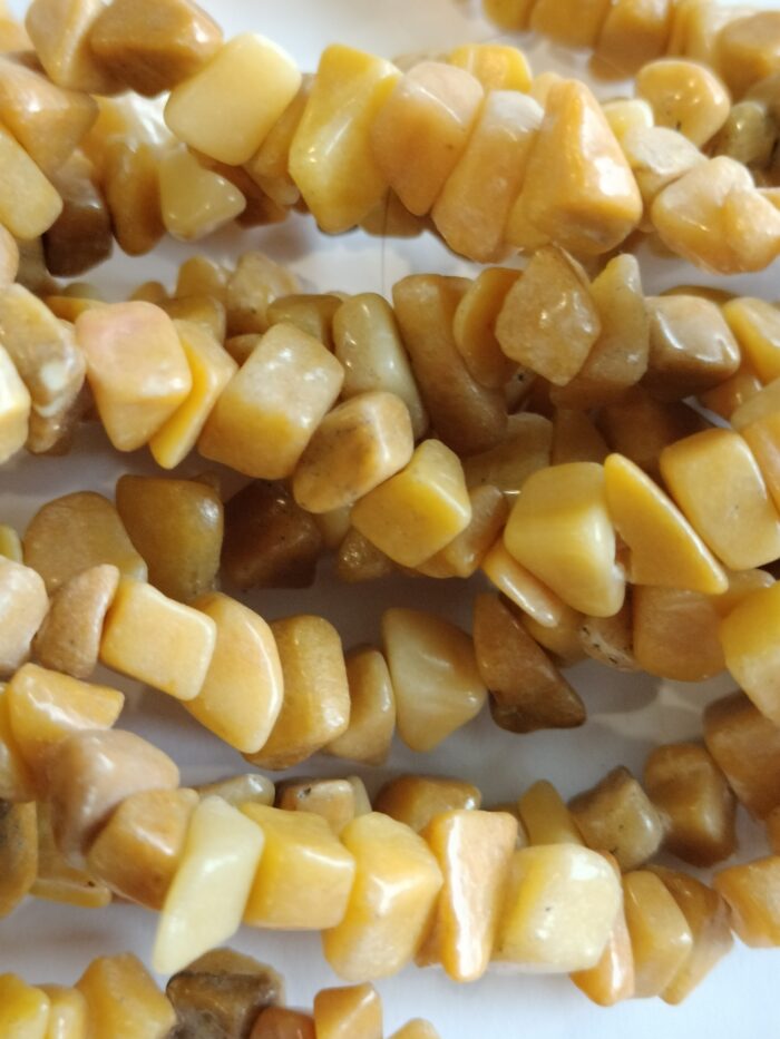 Yellow Jade Chip Stones