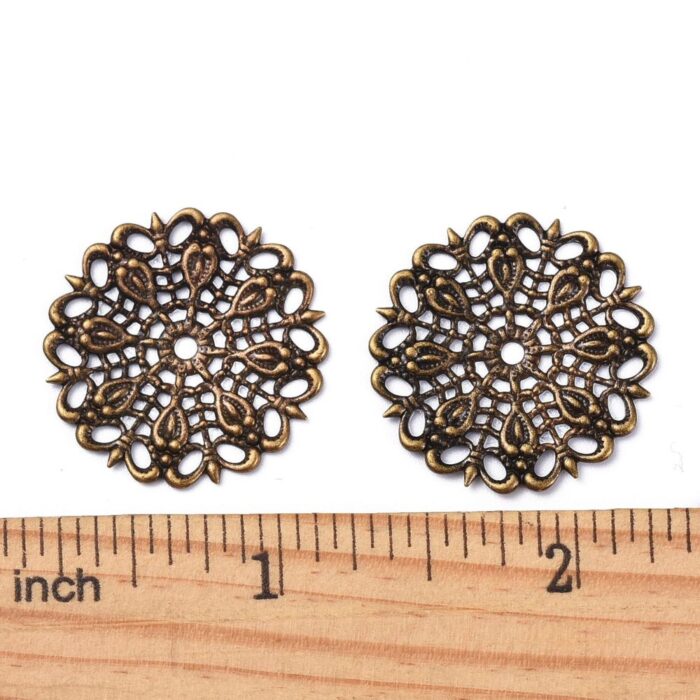 Filigree Mesh Metal Bead