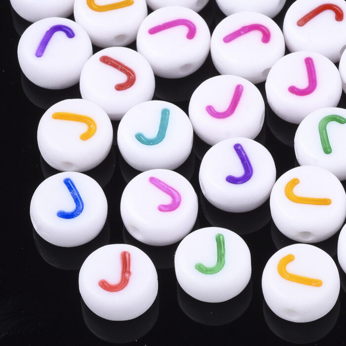Alphabet J Letter Beads