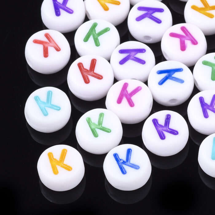 Alphabet K Letter Beads