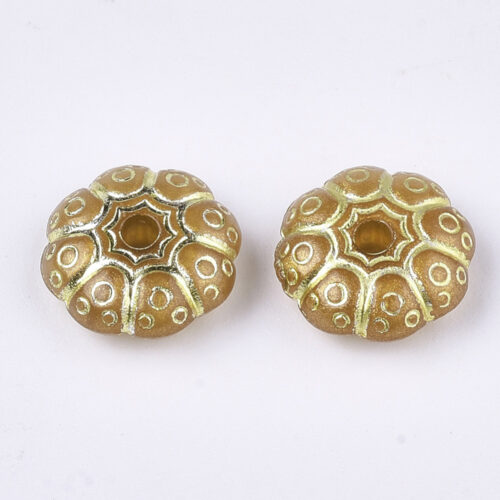 Floral Acrylic Beads