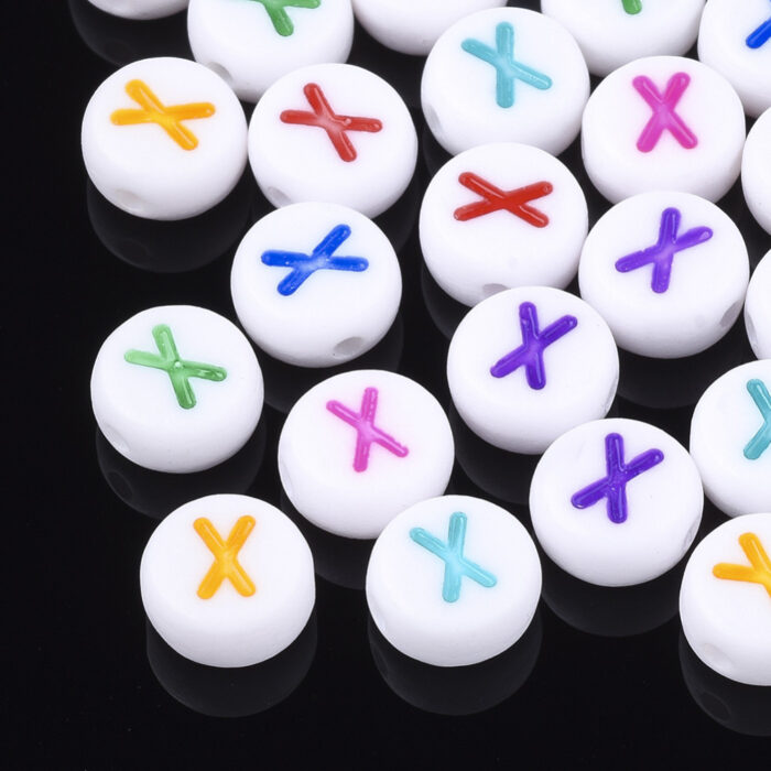 Alphabet X Letter Beads