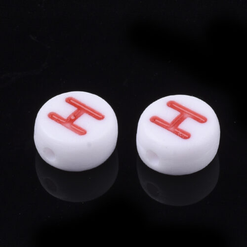 Alphabet H Letter Beads