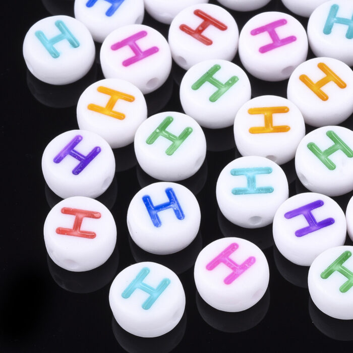 Alphabet H Letter Beads