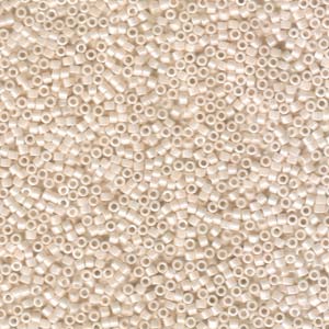 Miyuki Delica Bisque White Seed Beads