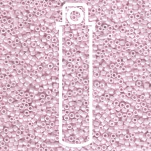Miyuki Delica Pale Rose Ceylon Seed Beads