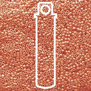 Delica Cadillac Red Lustre Seed Beads