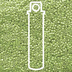 Miyuki Delica Avacado Lustre Seed Beads