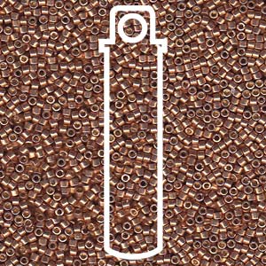 Miyuki Duracoat Galvanized Champagne Seed Beads