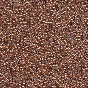Miyuki Duracoat Galvanized Champagne Seed Beads